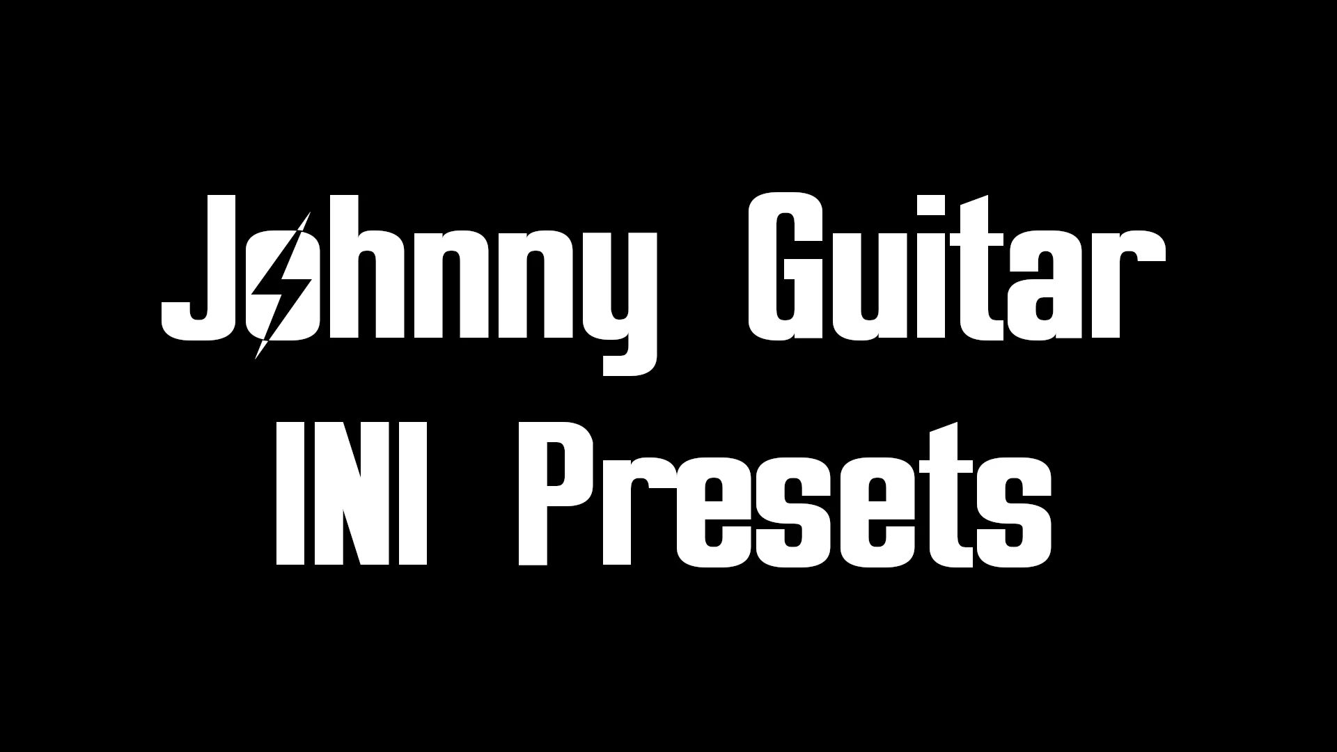 JohnnyGuitar NVSE - INI Presets mod for Fallout: New Vegas