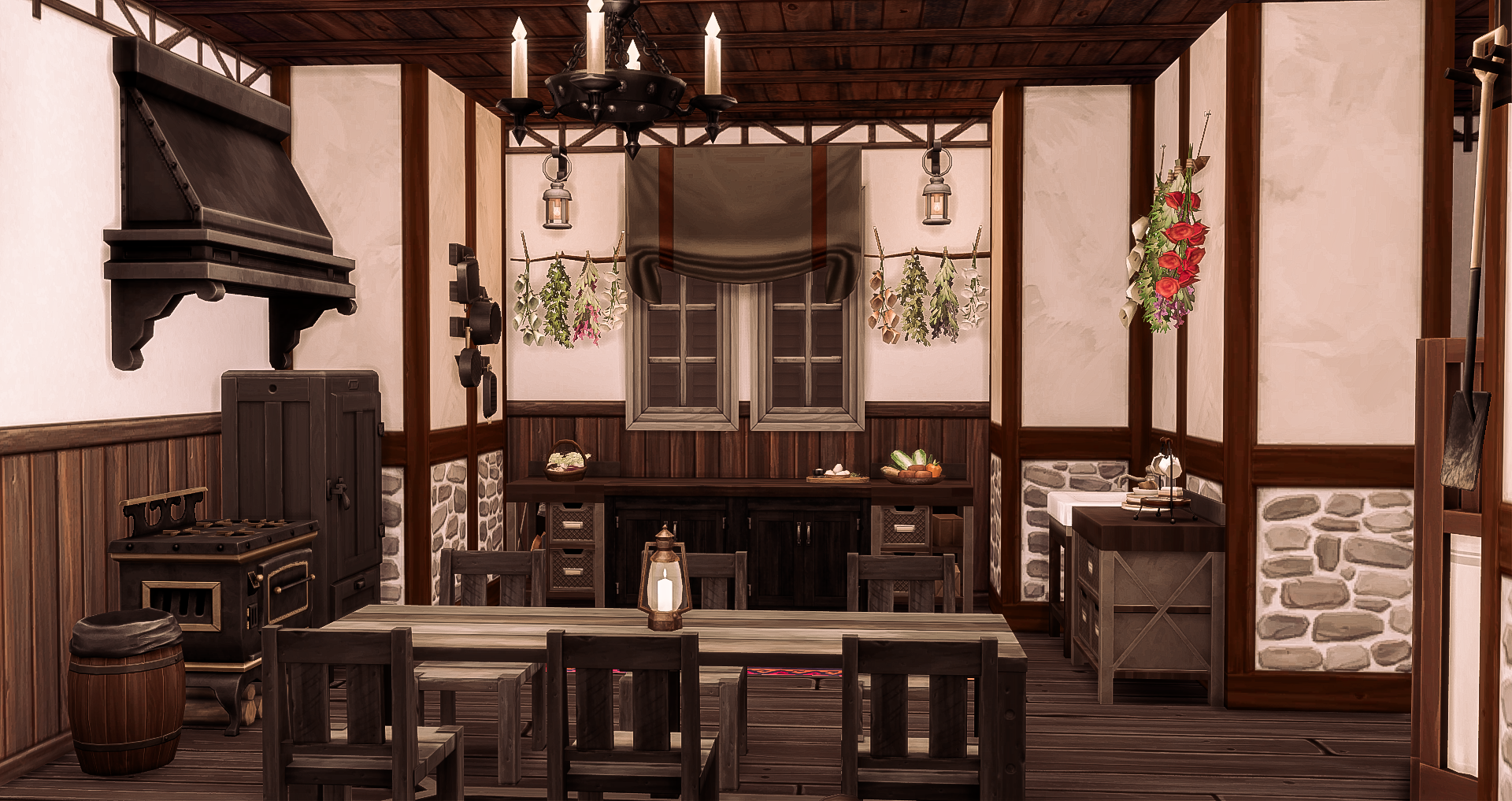 Medieval Farm (GGM Exclusive) mod for The Sims 4 