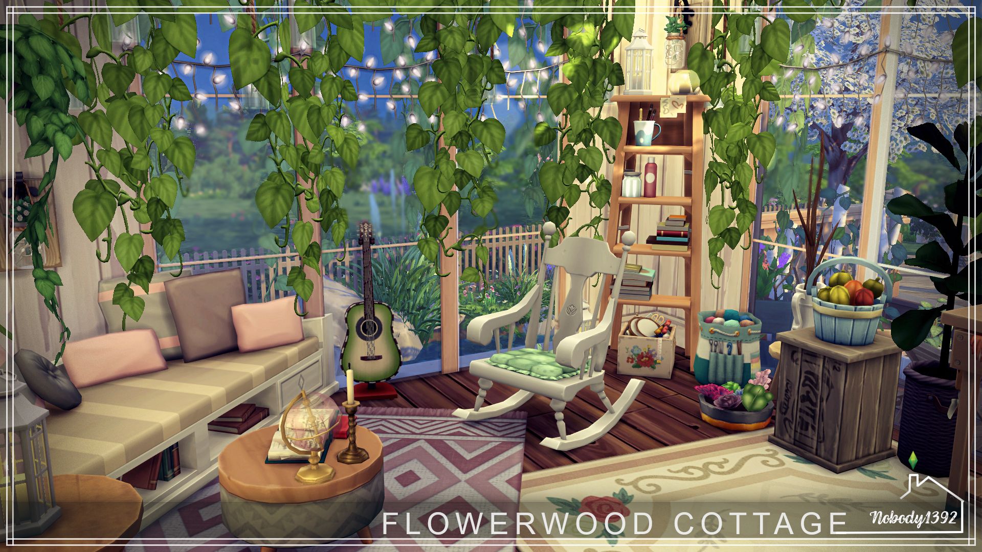 Flowerwood Cottage mod for The Sims 4 