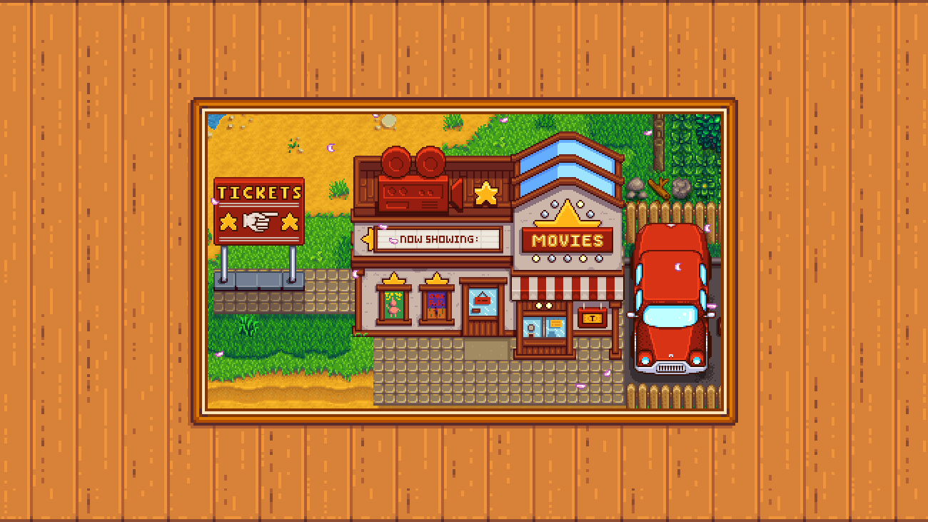 Elle's Town Buildings mod for Stardew Valley