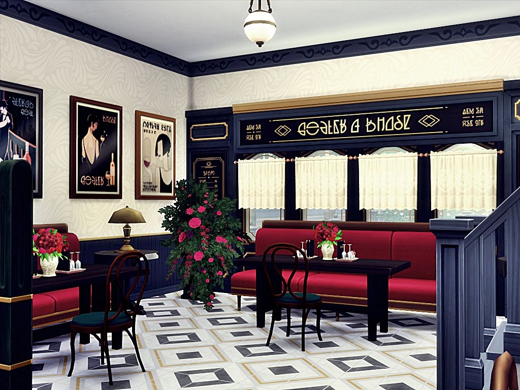 Giselle Cafe - Bistro mod for The Sims 4 