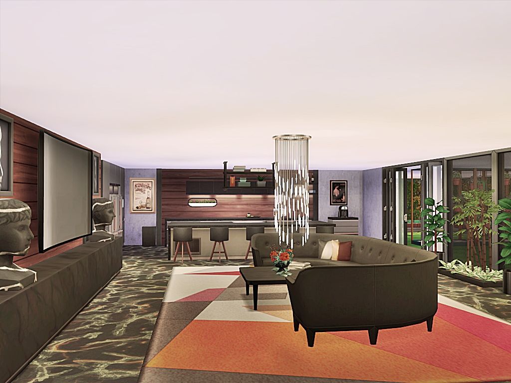 Rock Star Villa mod for The Sims 4 