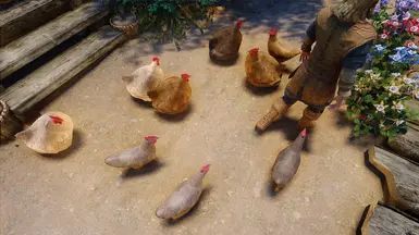 Mihail Chicken Variant (Color - Weight - Hanging) - SPID-BOS mod for The Elder Scrolls V: Skyrim Special Edition