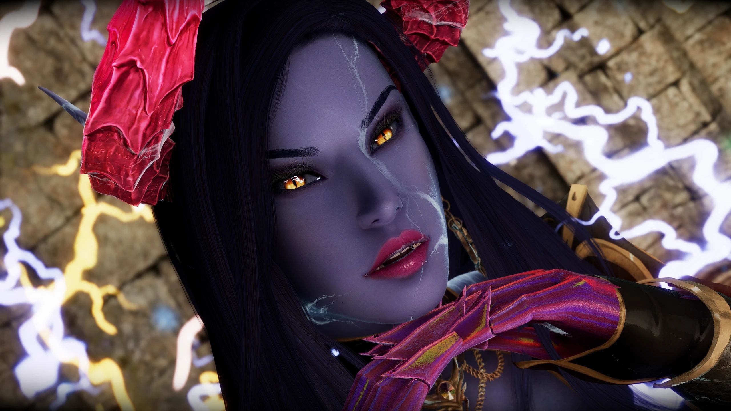 Vermillion the Succubus Redux (Fully Custom Voiced Companion) mod for The Elder Scrolls V: Skyrim Special Edition