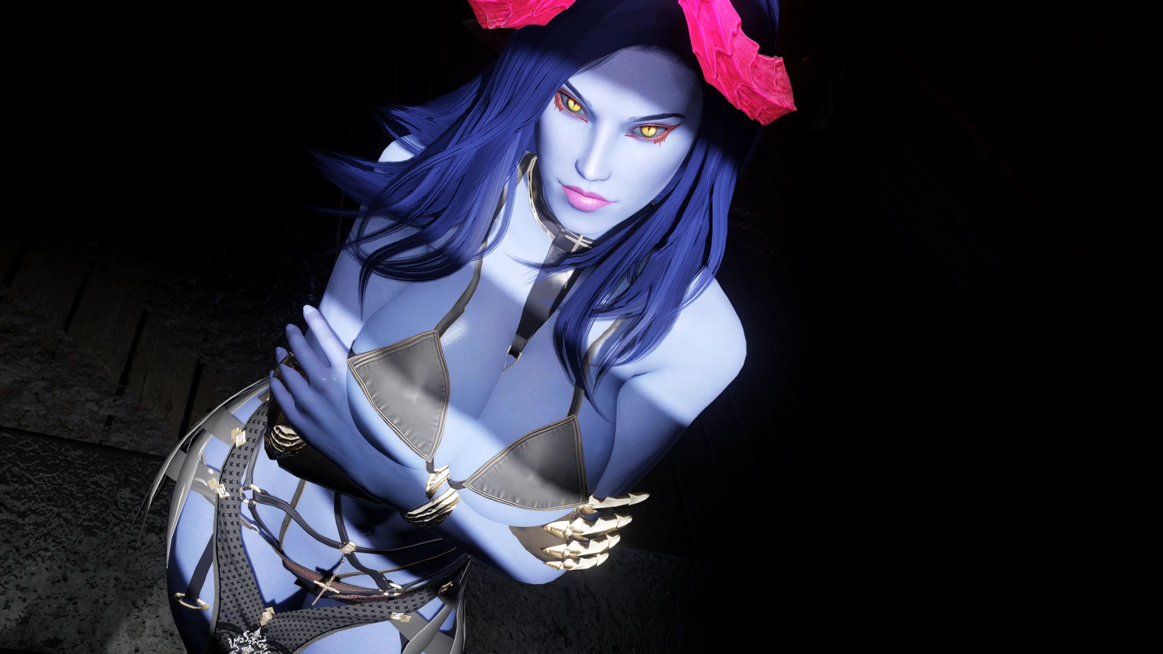 Vermillion the Succubus Redux (Fully Custom Voiced Companion) mod for The Elder Scrolls V: Skyrim Special Edition