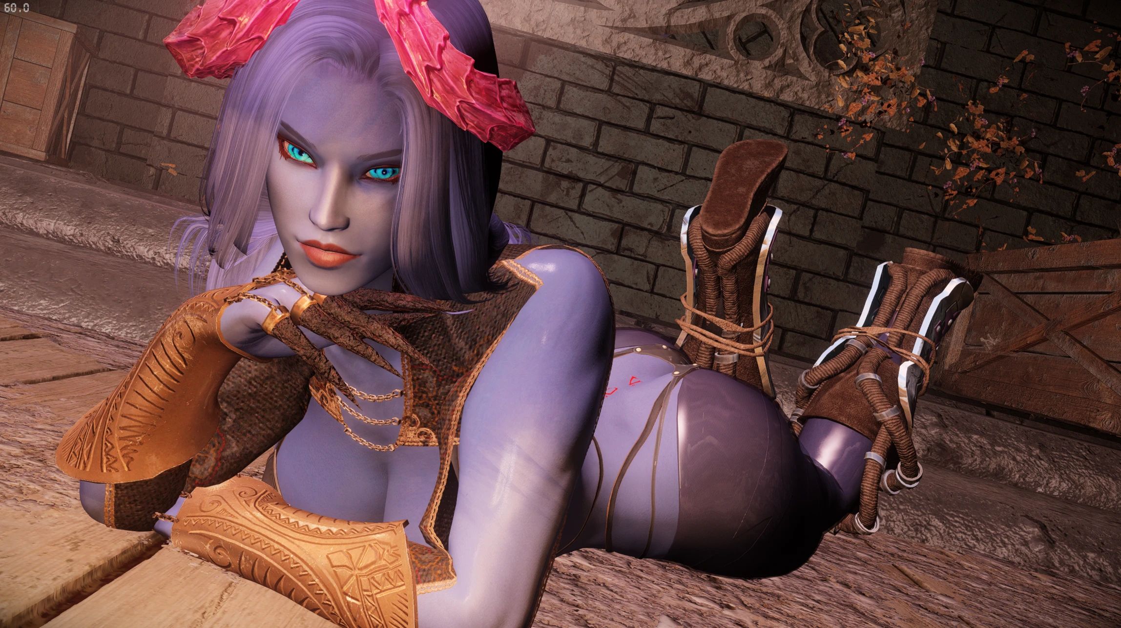 Vermillion the Succubus Redux (Fully Custom Voiced Companion) mod for The Elder Scrolls V: Skyrim Special Edition