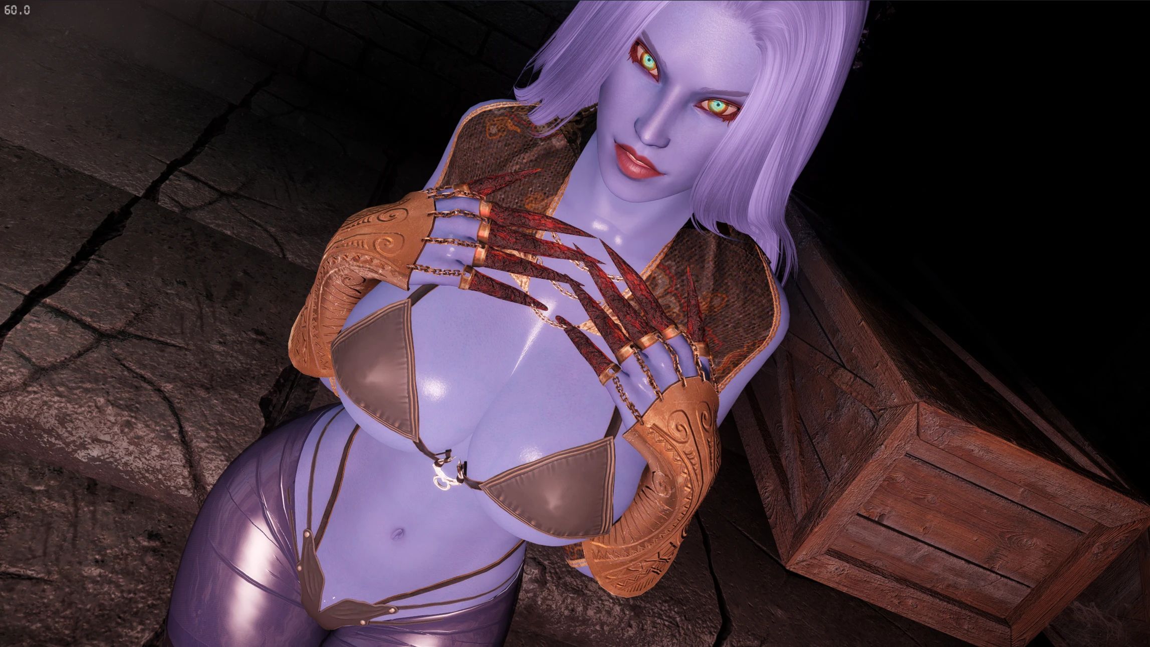 Vermillion the Succubus Redux (Fully Custom Voiced Companion) mod for The Elder Scrolls V: Skyrim Special Edition