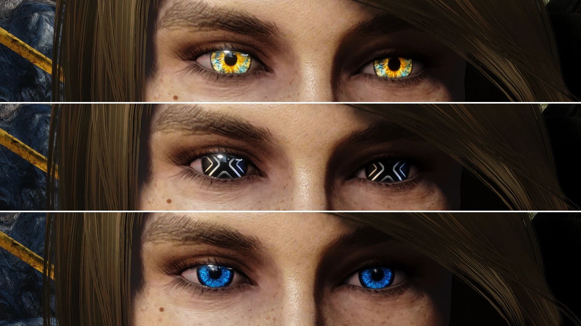 Eyes of the Universe - Standalone Eyes mod for The Elder Scrolls V: Skyrim Special Edition