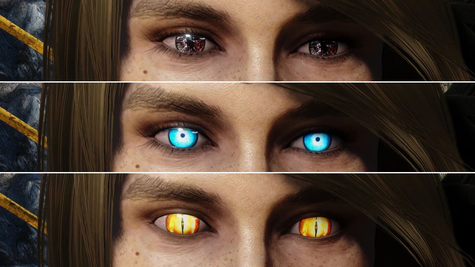 Eyes of the Universe - Standalone Eyes mod for The Elder Scrolls V: Skyrim Special Edition