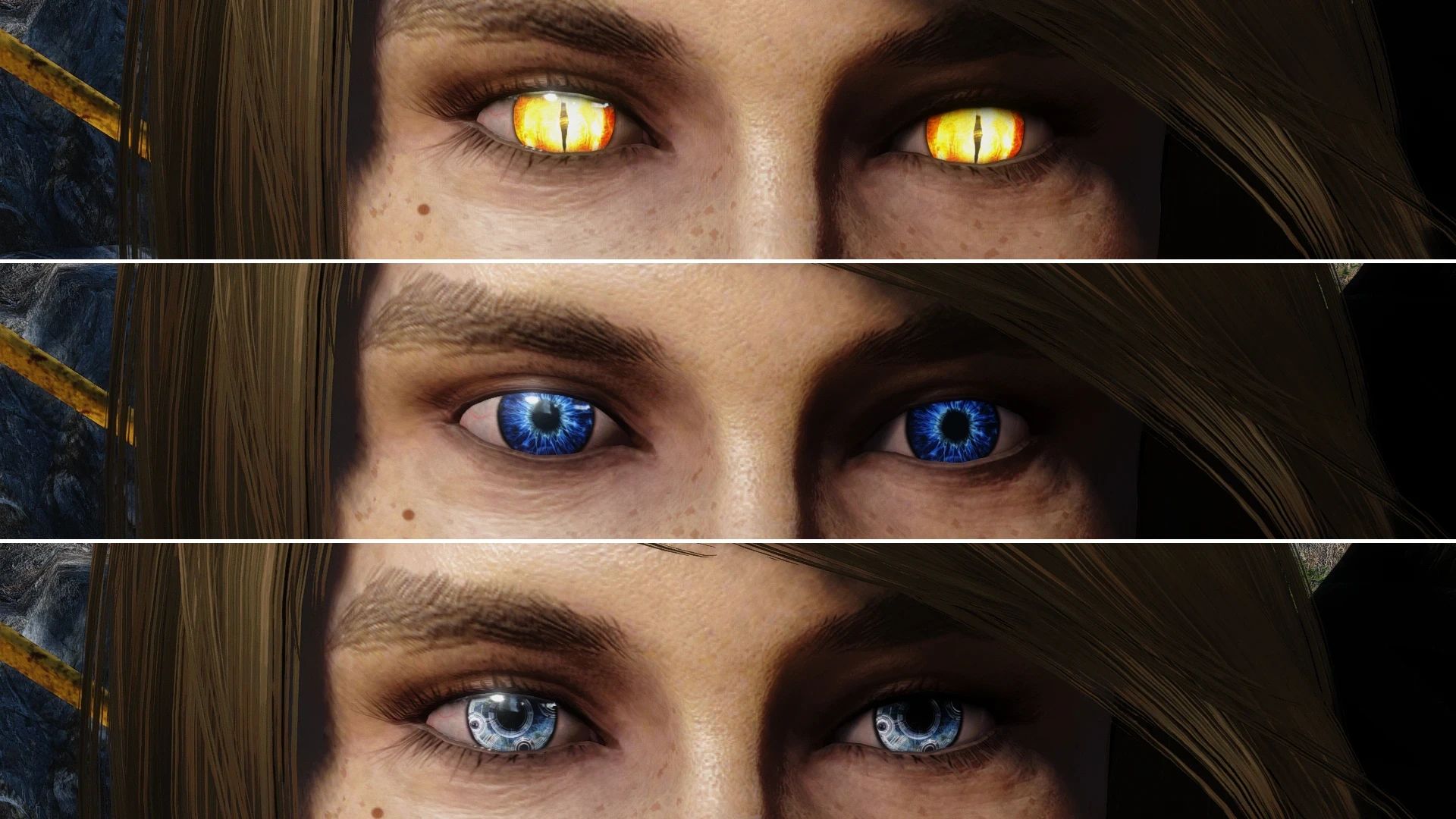 Eyes of the Universe - Standalone Eyes mod for The Elder Scrolls V: Skyrim Special Edition