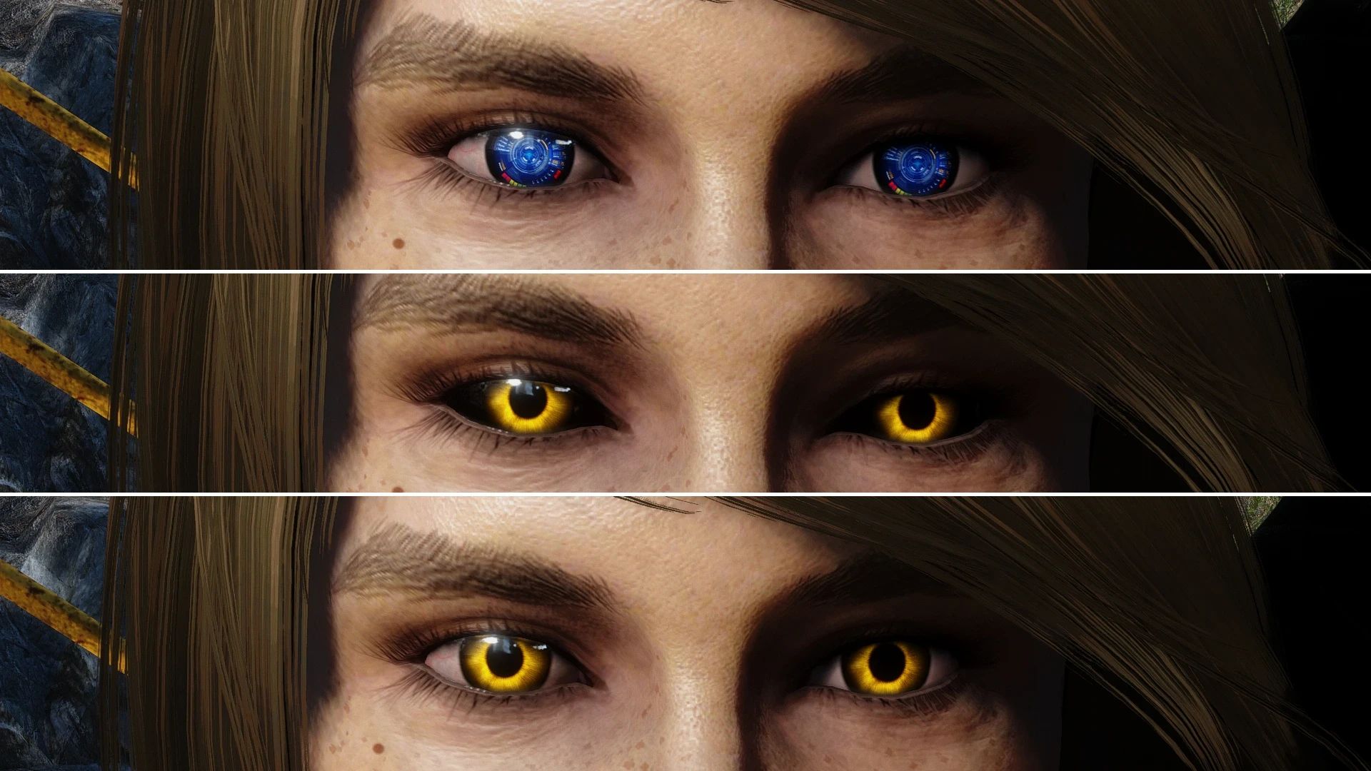 Eyes of the Universe - Standalone Eyes mod for The Elder Scrolls V: Skyrim Special Edition