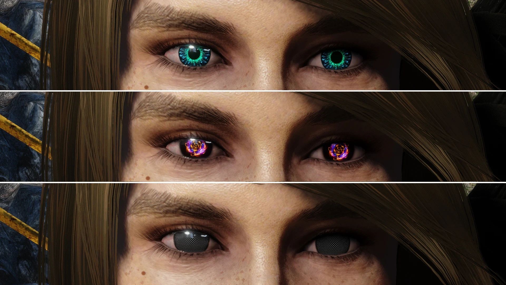 Eyes of the Universe - Standalone Eyes mod for The Elder Scrolls V: Skyrim Special Edition