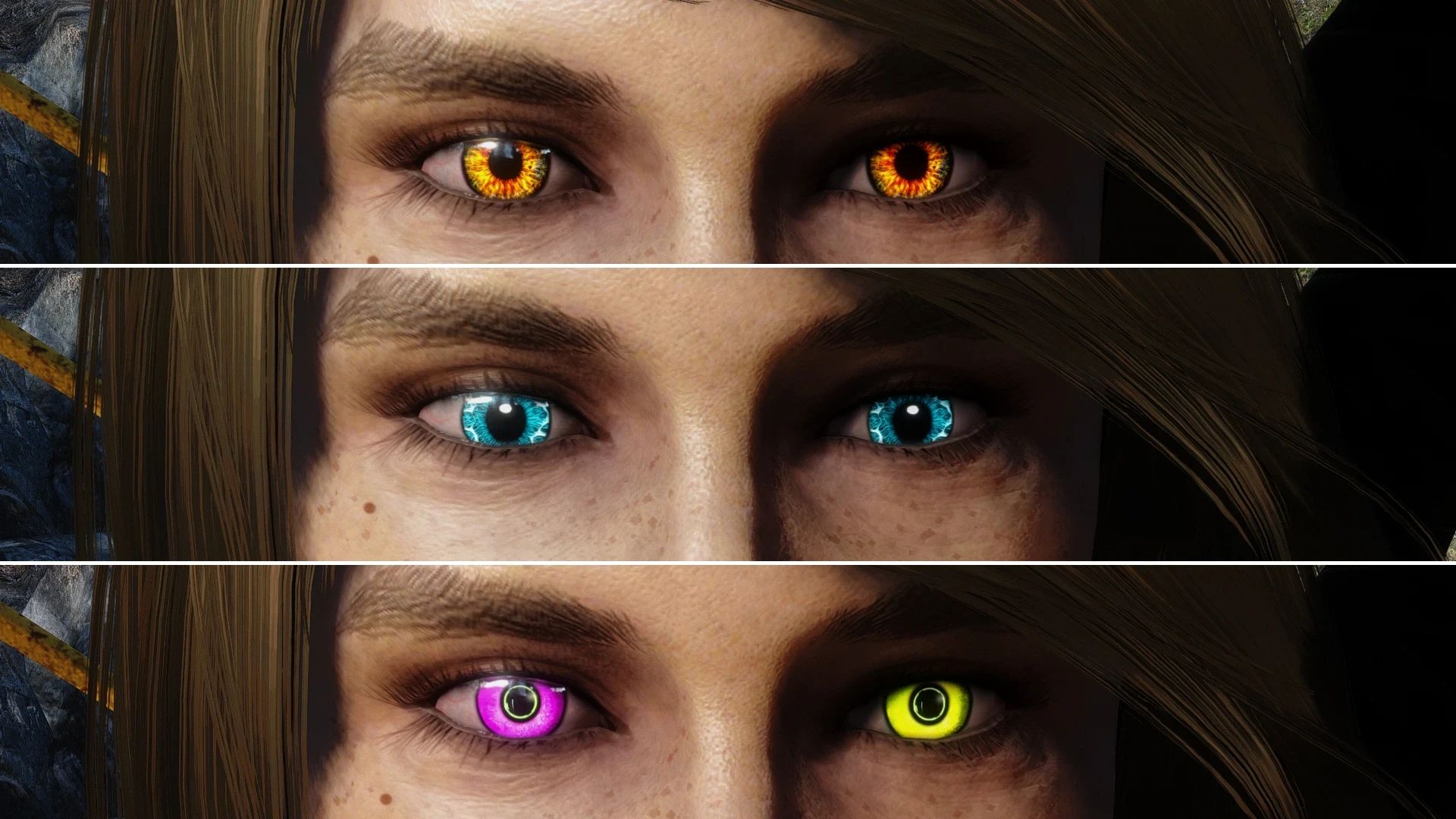 Eyes of the Universe - Standalone Eyes mod for The Elder Scrolls V: Skyrim Special Edition