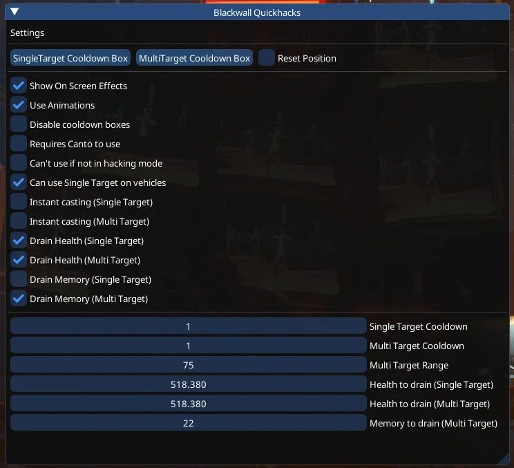 Custom Blackwall quickhacks mod for Cyberpunk 2077