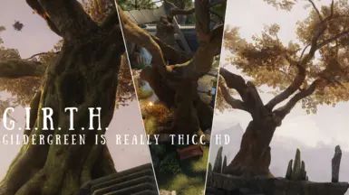 G.I.R.T.H. - Gildergreen Is Really Thicc HD - LE mod for Skyrim
