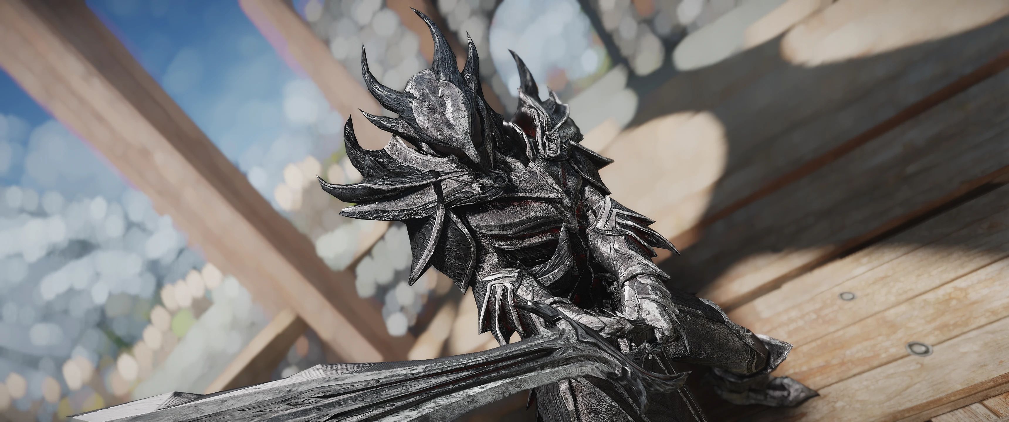 Daedric Armor and Weapon - Multilayer Parallaxed mod for The Elder Scrolls V: Skyrim Special Edition