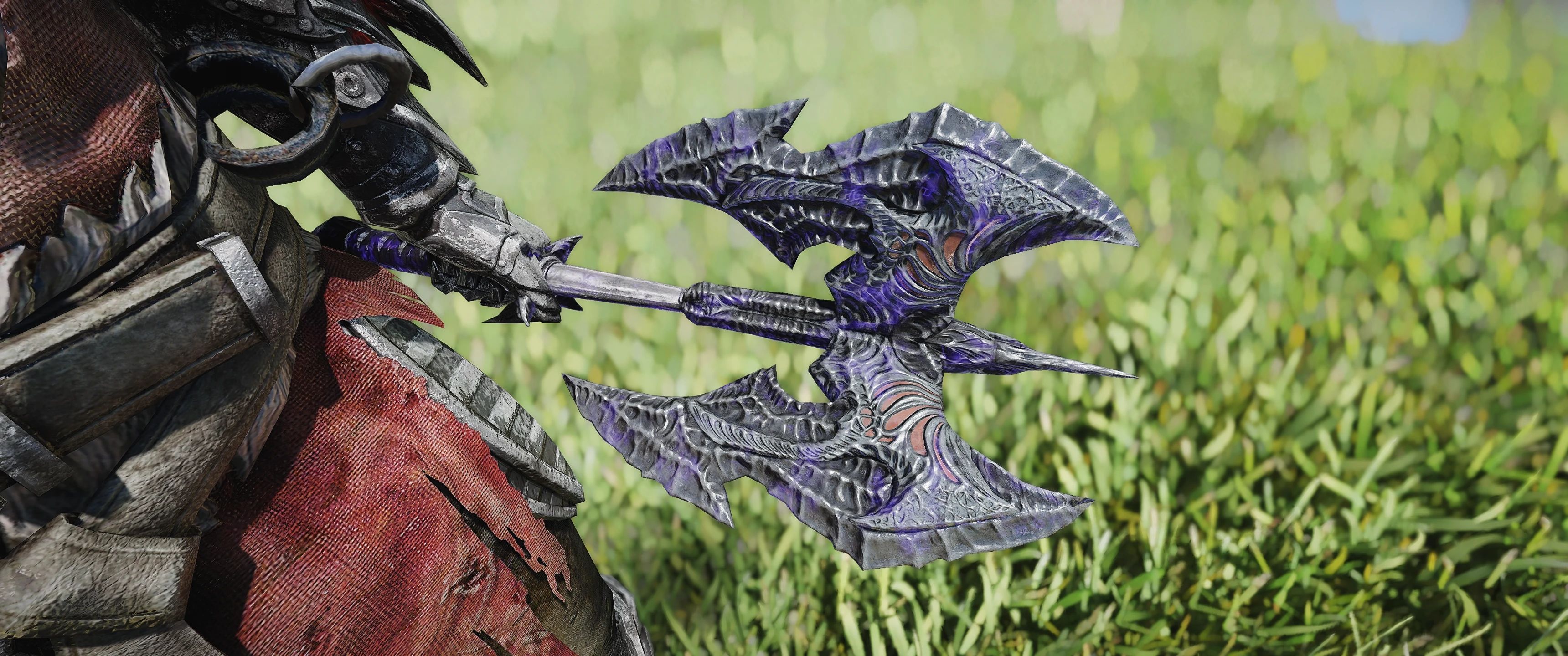 Daedric Armor and Weapon - Multilayer Parallaxed mod for The Elder Scrolls V: Skyrim Special Edition