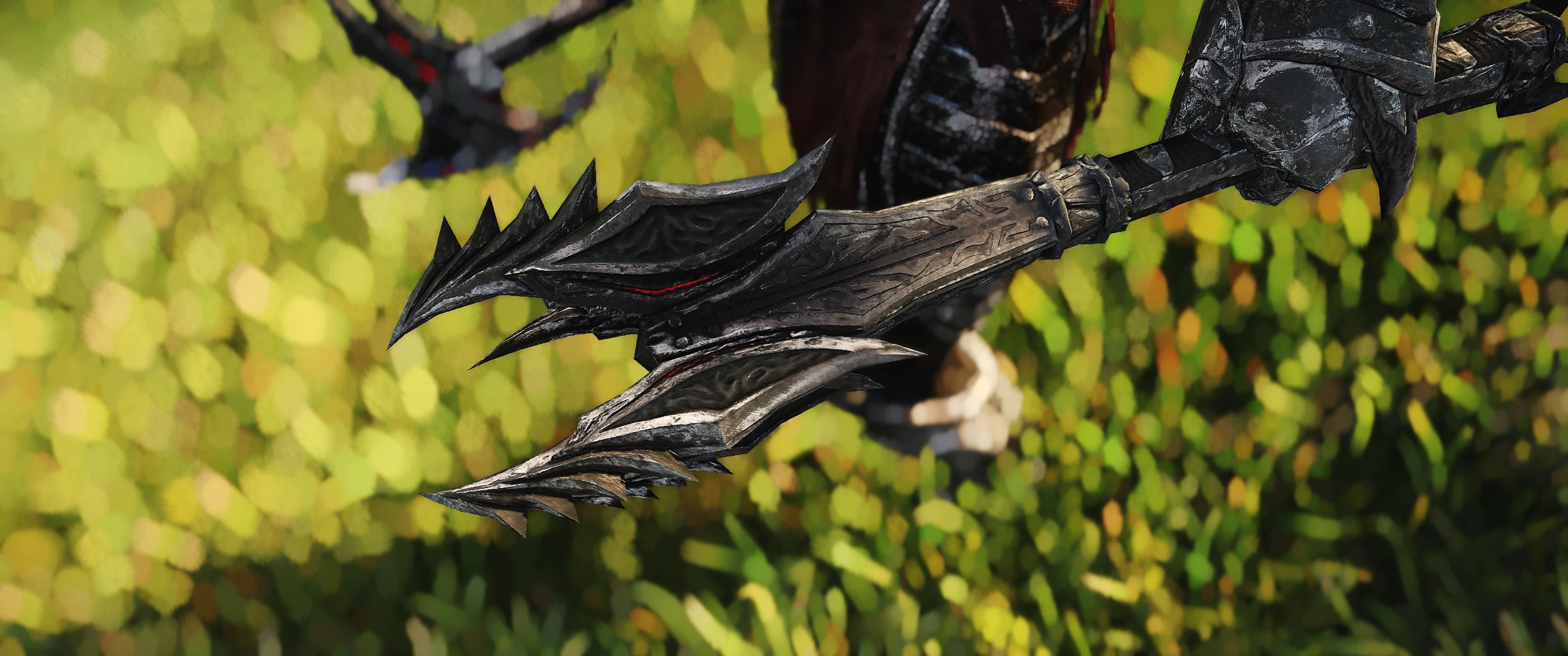 Daedric Armor and Weapon - Multilayer Parallaxed mod for The Elder Scrolls V: Skyrim Special Edition