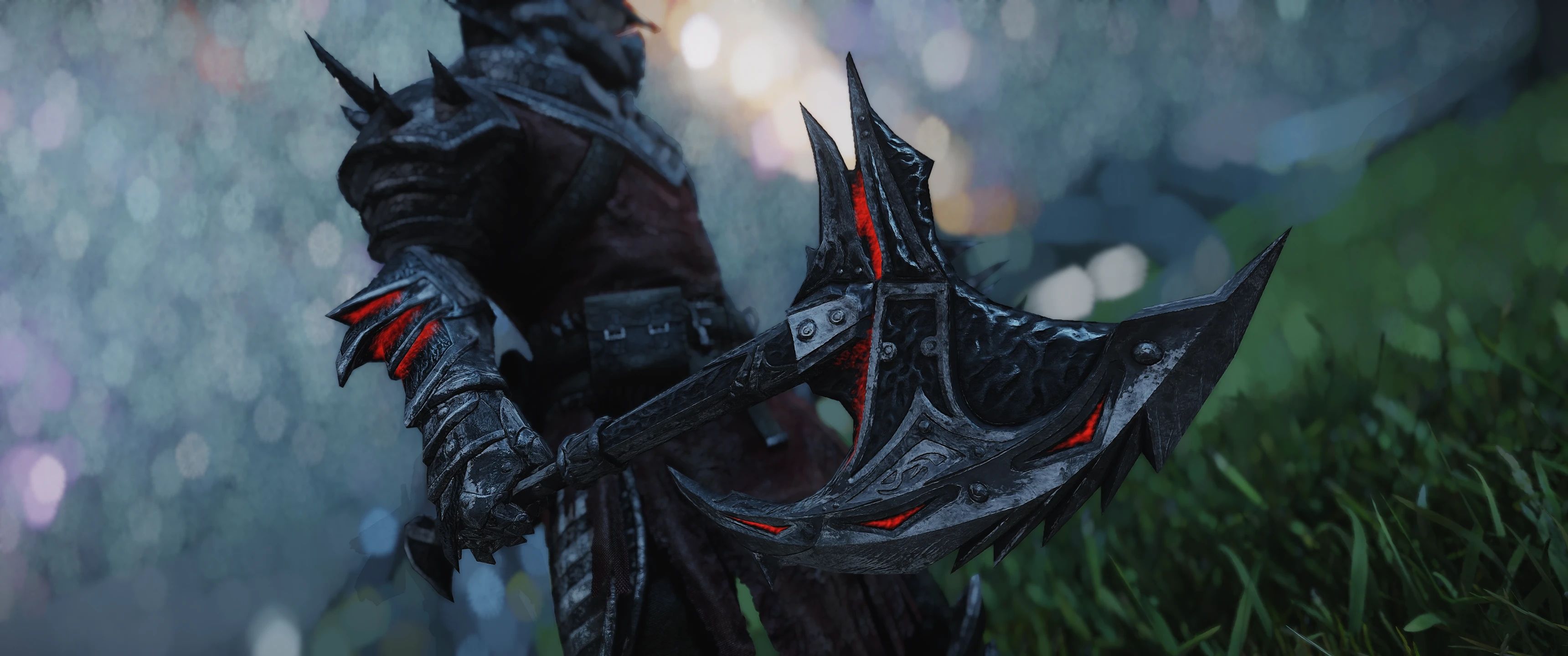 Daedric Armor and Weapon - Multilayer Parallaxed mod for The Elder Scrolls V: Skyrim Special Edition