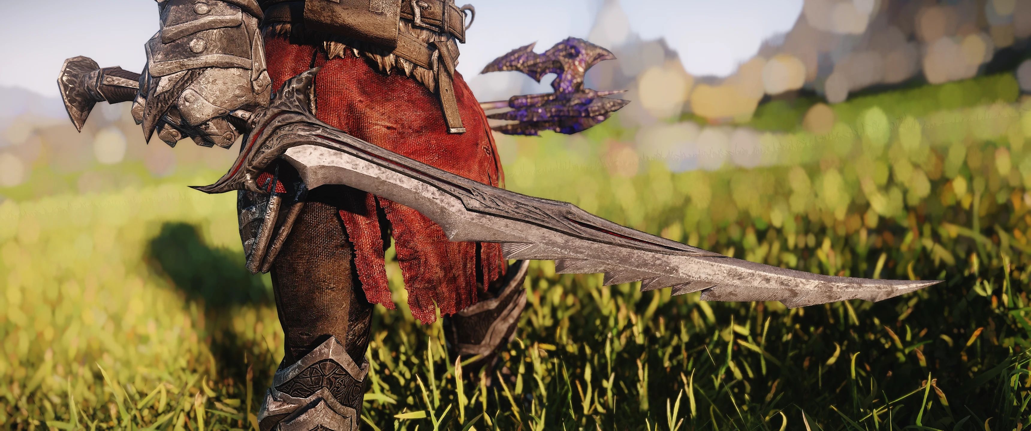 Daedric Armor and Weapon - Multilayer Parallaxed mod for The Elder Scrolls V: Skyrim Special Edition