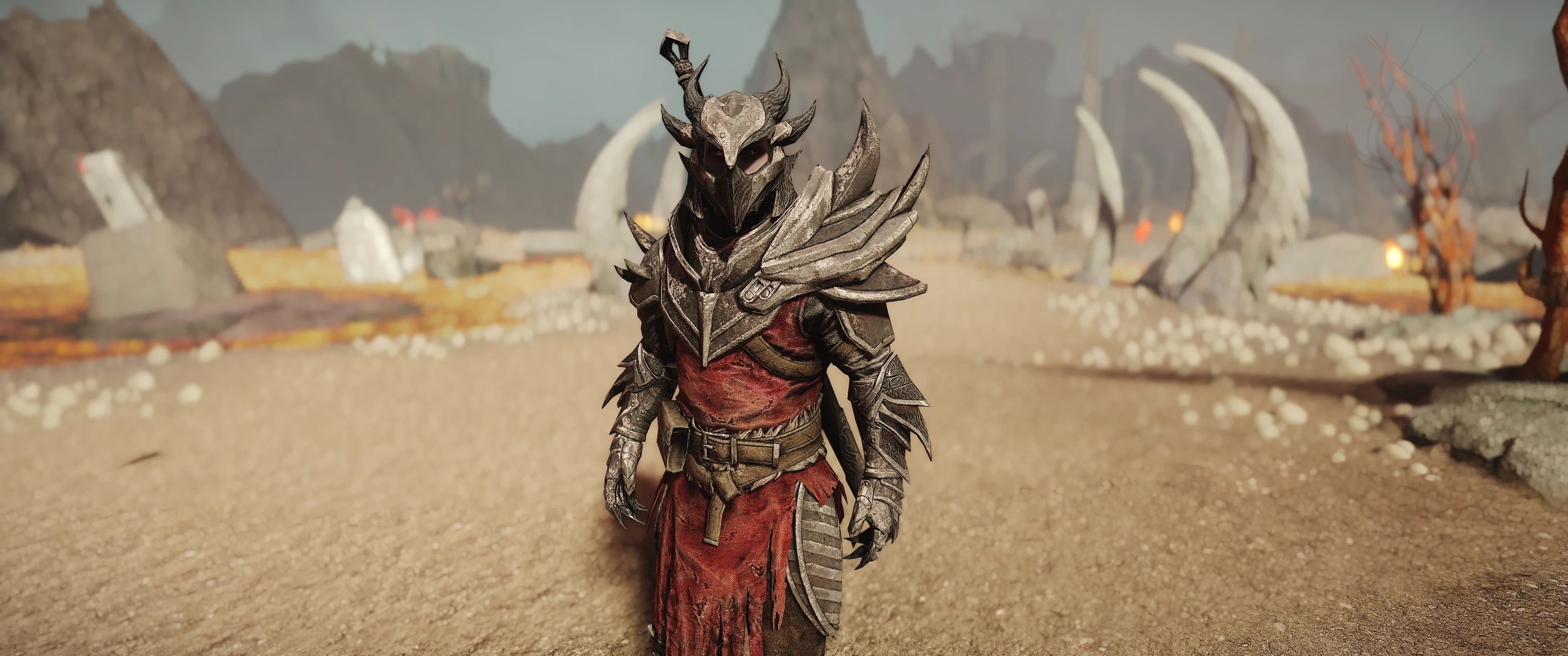 Daedric Armor and Weapon - Multilayer Parallaxed mod for The Elder Scrolls V: Skyrim Special Edition