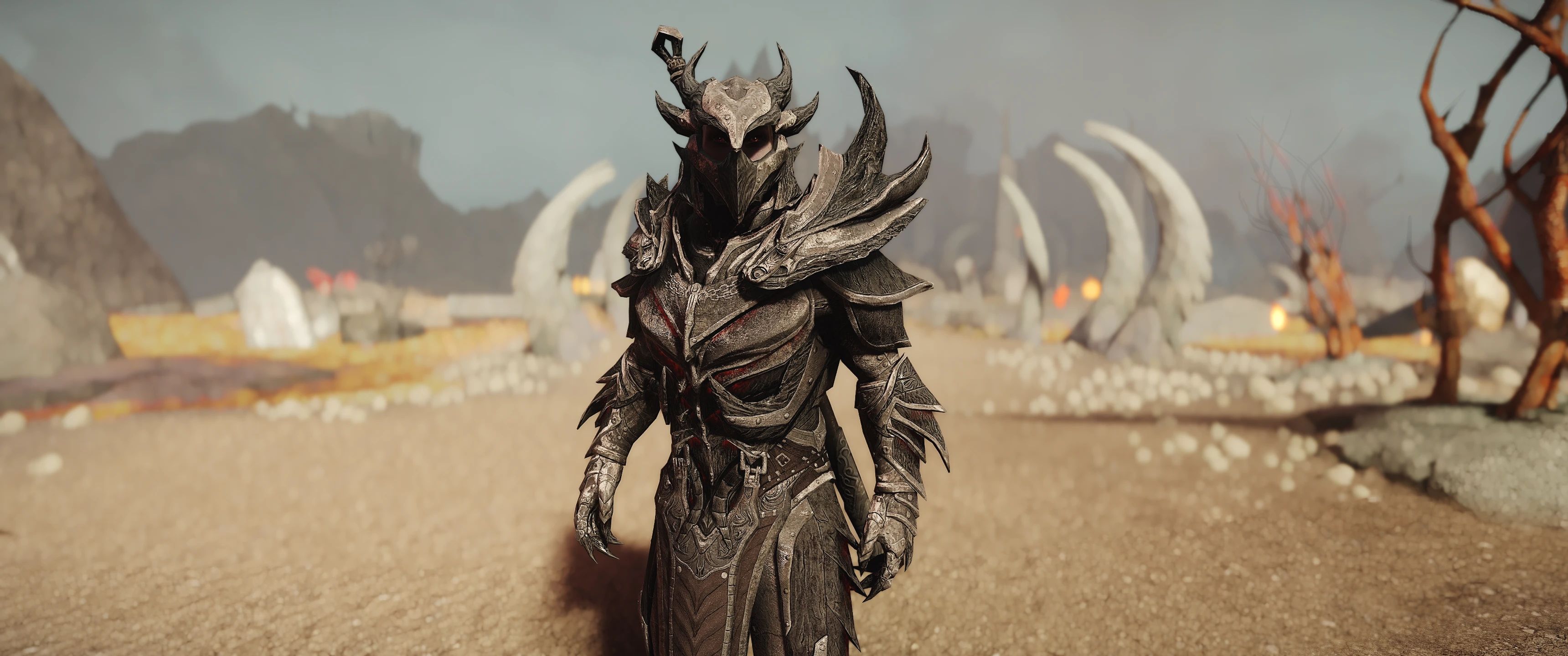 Daedric Armor and Weapon - Multilayer Parallaxed mod for The Elder Scrolls V: Skyrim Special Edition