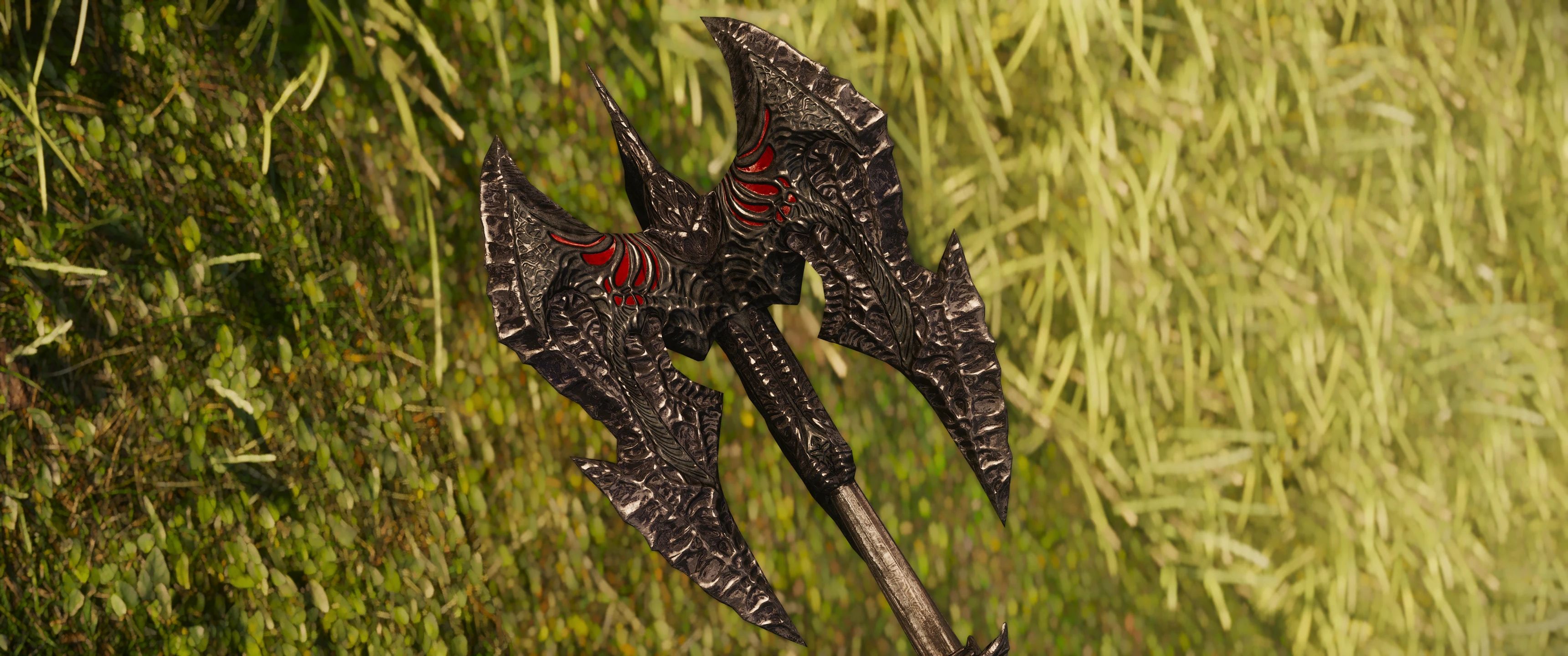 Daedric Armor and Weapon - Multilayer Parallaxed mod for The Elder Scrolls V: Skyrim Special Edition