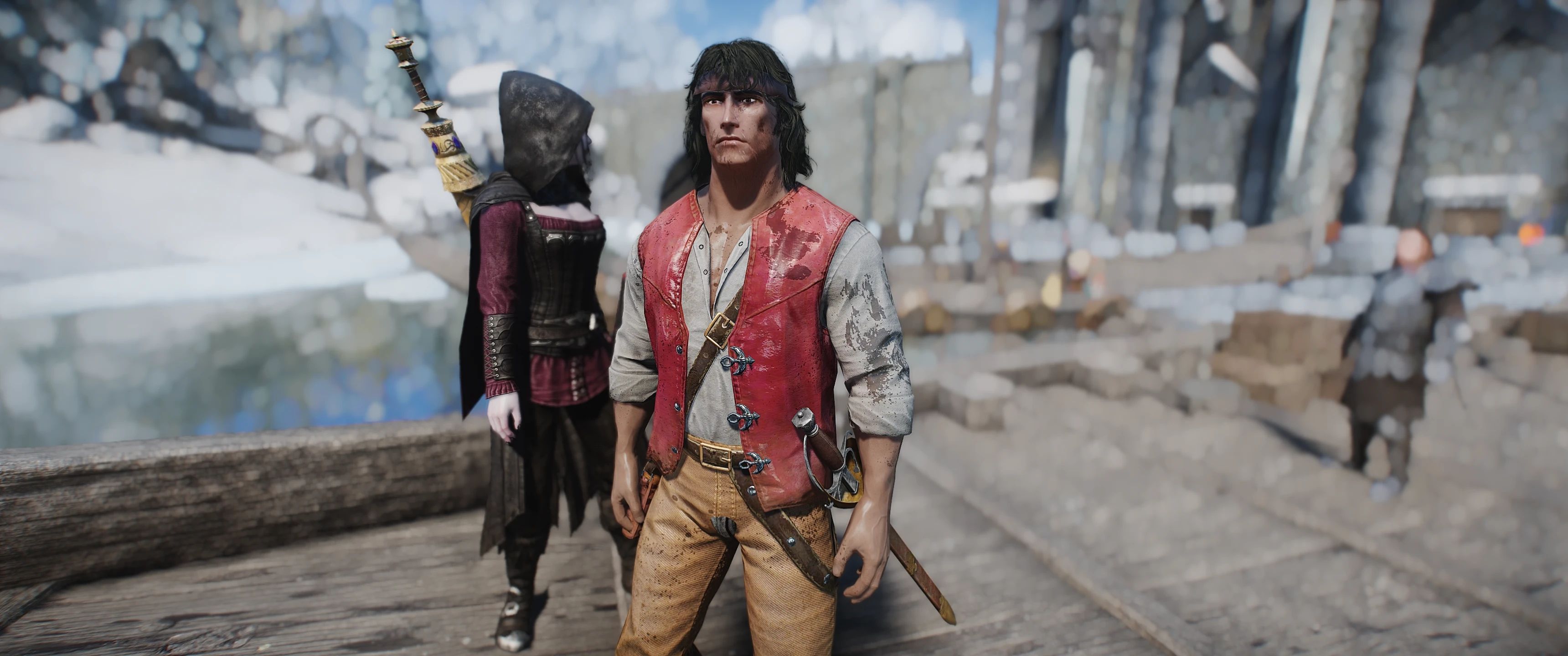 Deadman's Dread - Desaturated Clothes mod for The Elder Scrolls V: Skyrim Special Edition