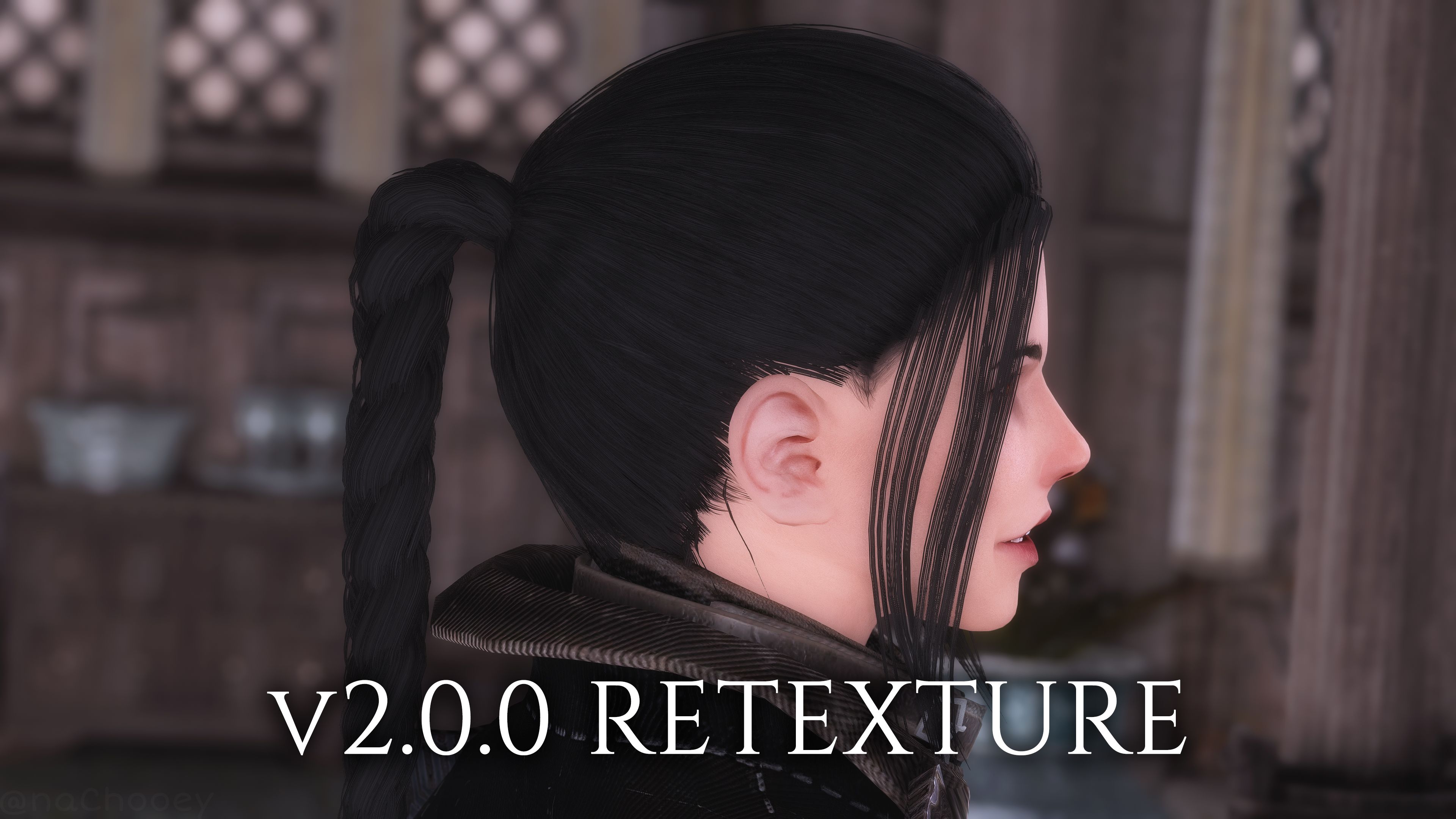 Chooey's Modular SMP Hairstyles Edit mod for The Elder Scrolls V: Skyrim Special Edition