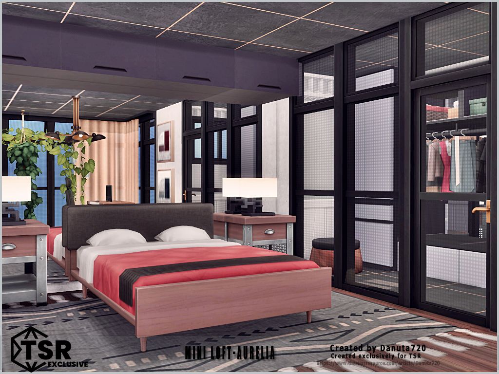 Mini Loft-Aurelia mod for The Sims 4 