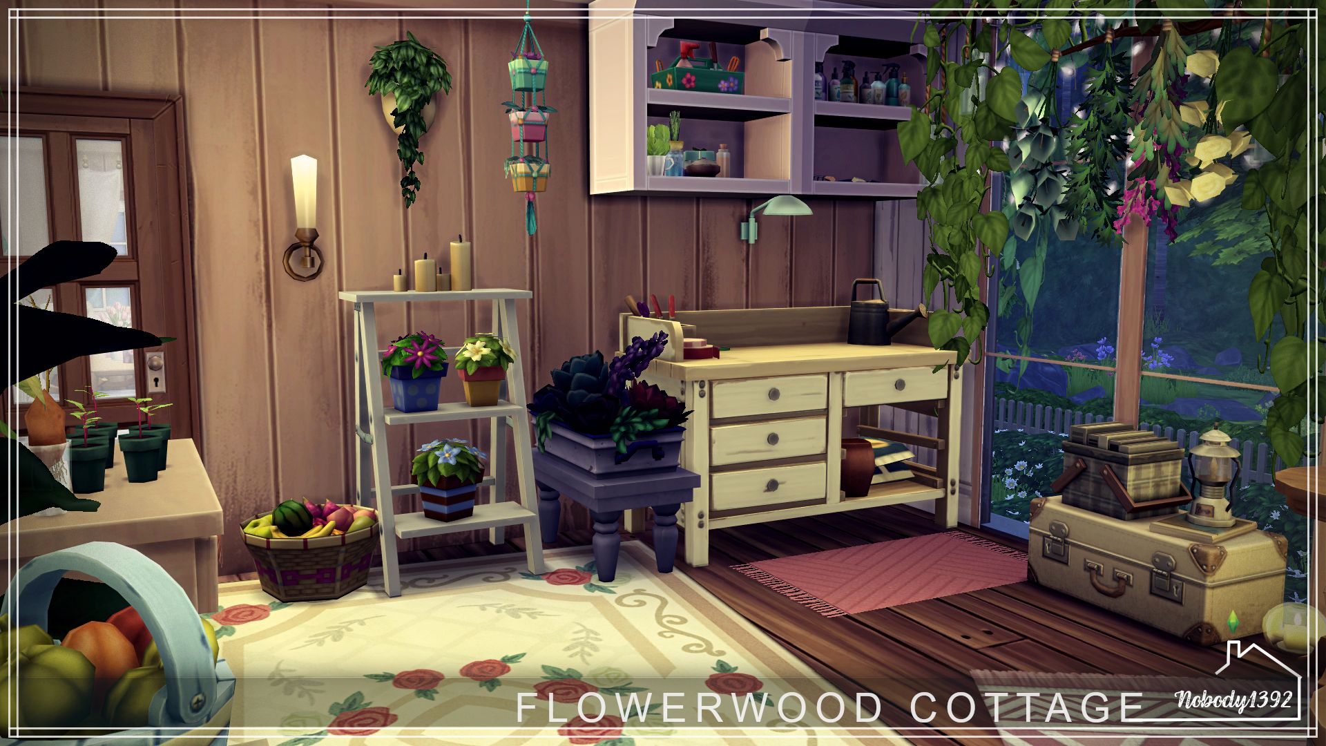 Flowerwood Cottage mod for The Sims 4 