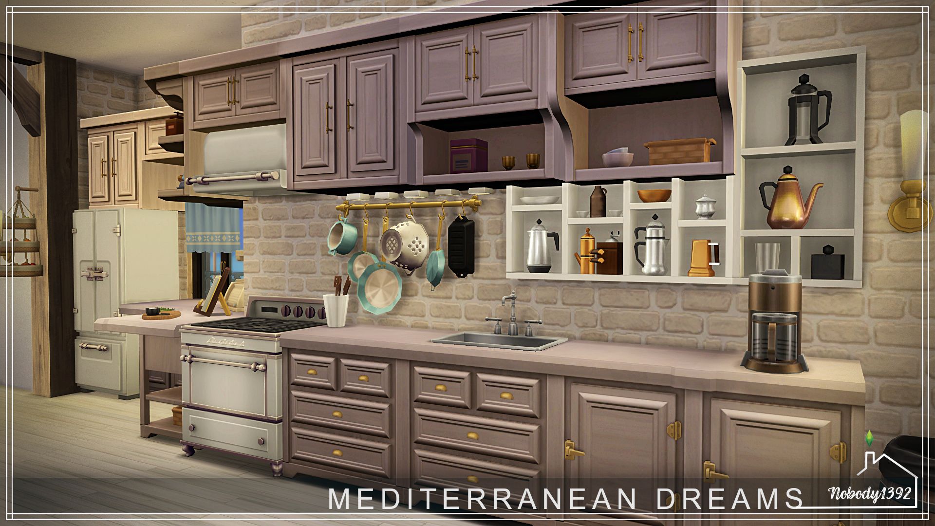 Mediterranean Dreams (No CC!) mod for The Sims 4 