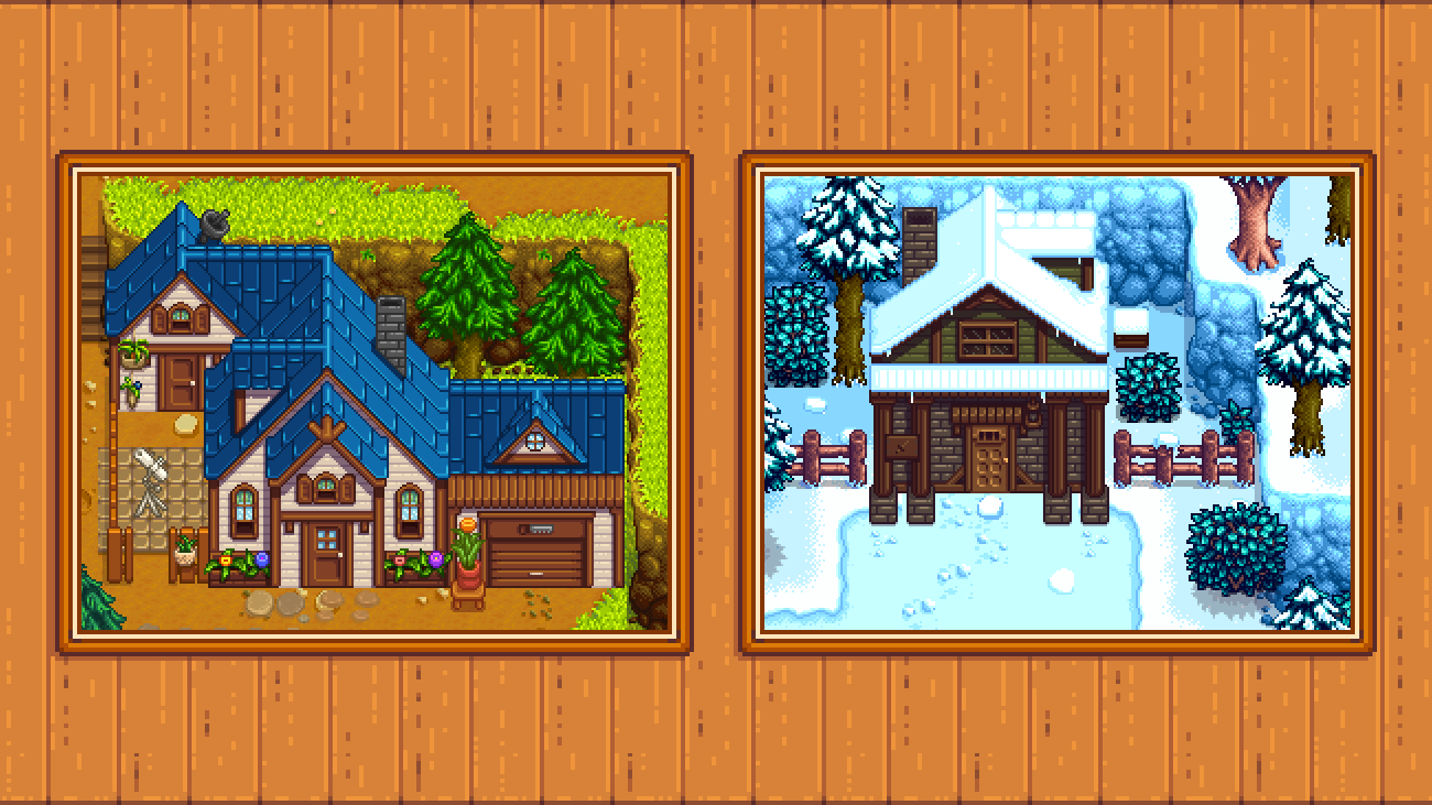Elle's Town Buildings mod for Stardew Valley