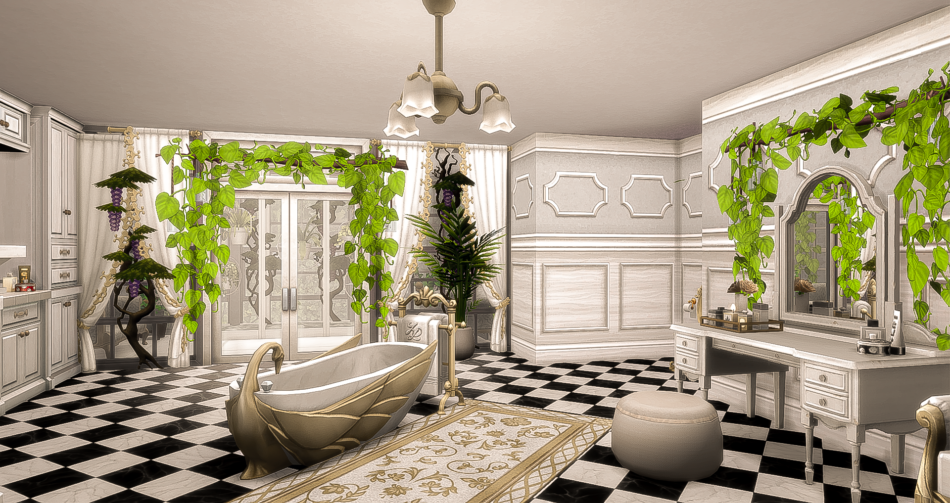Magnolia-Summer Palace mod for The Sims 4 