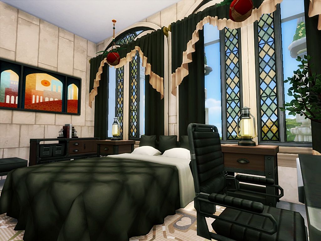 Castle on the rock mod for The Sims 4 