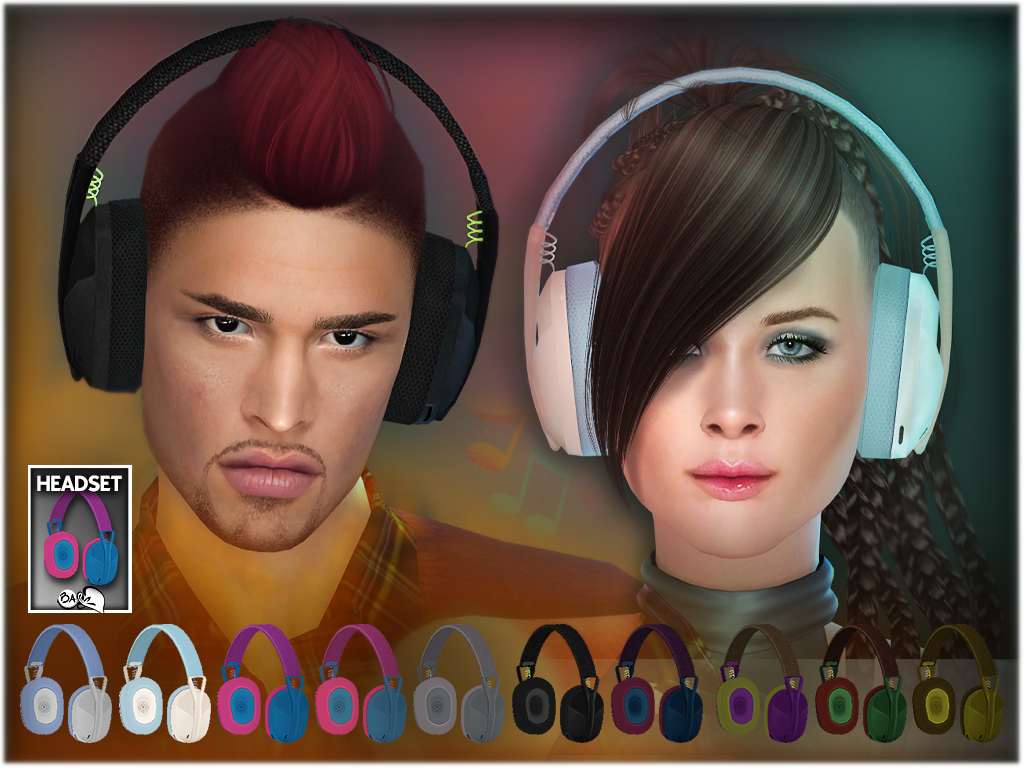 GG- Headphones mod for The Sims 4 