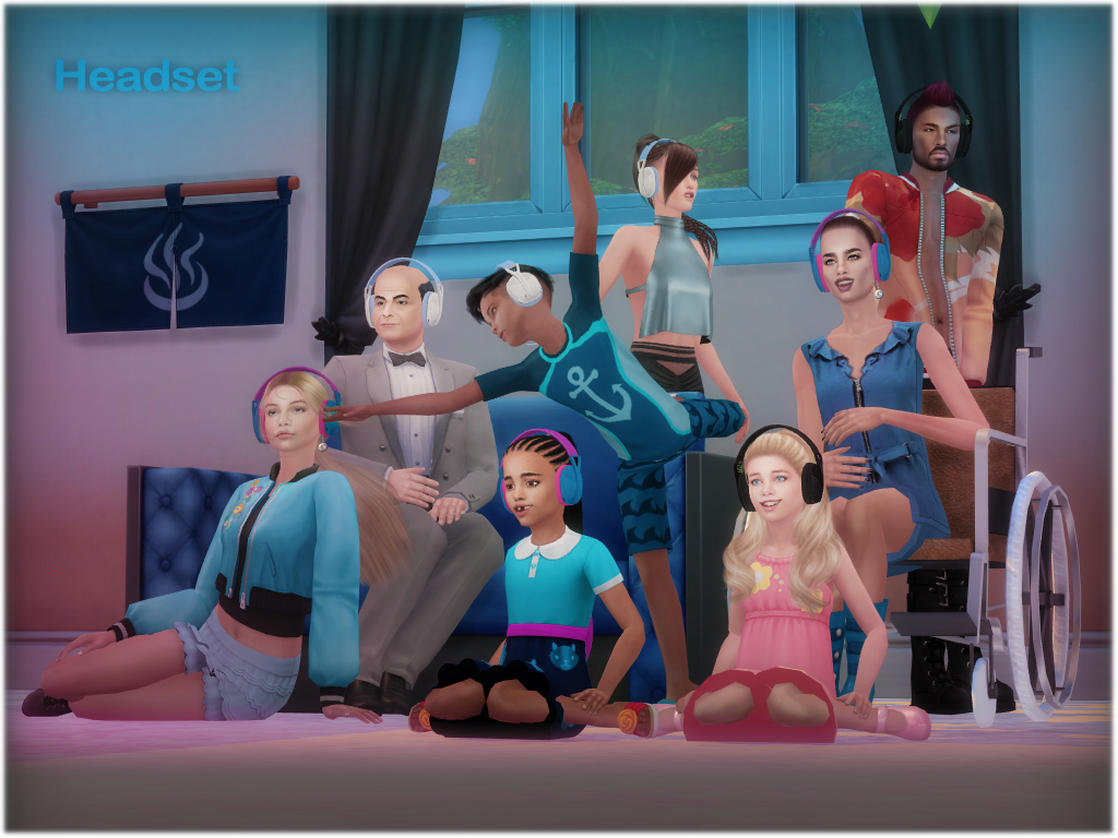 GG- Headphones mod for The Sims 4 