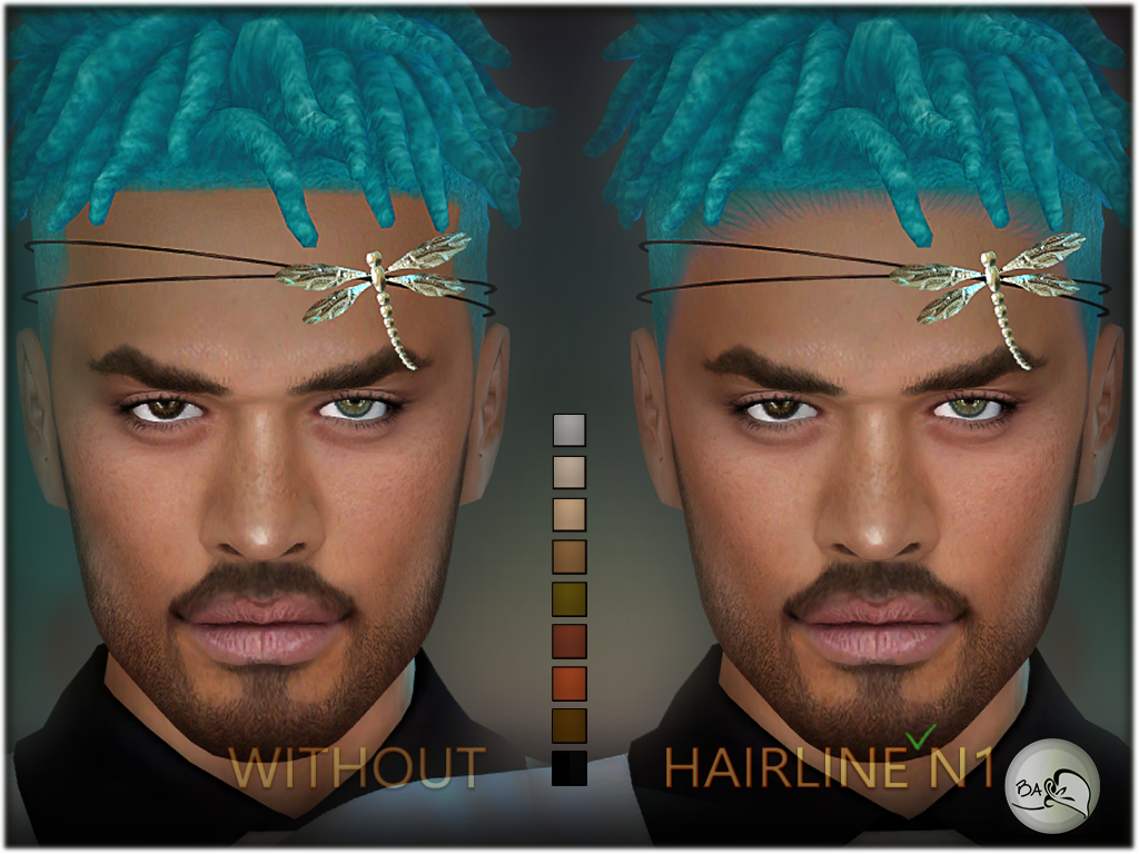 Hairline GG1 mod for The Sims 4 