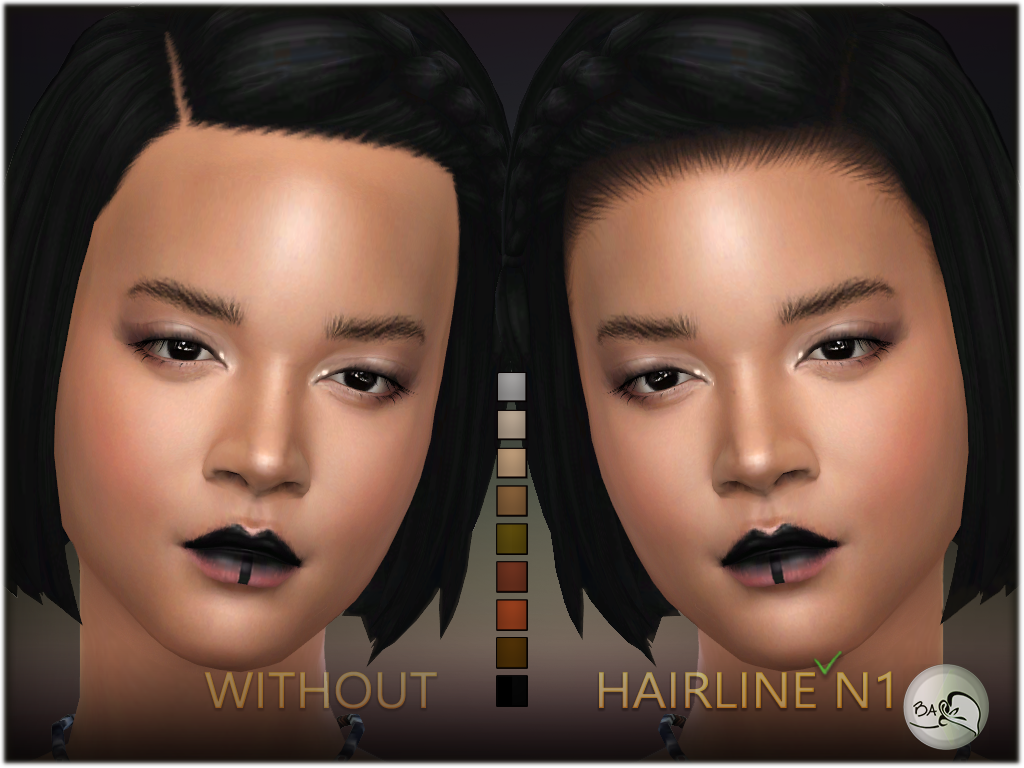 Hairline GG1 mod for The Sims 4 