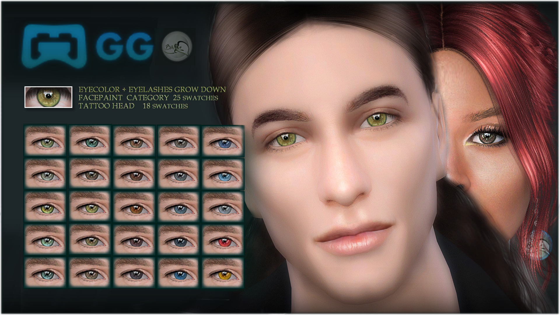 Eyecolor-GG06 mod for The Sims 4 
