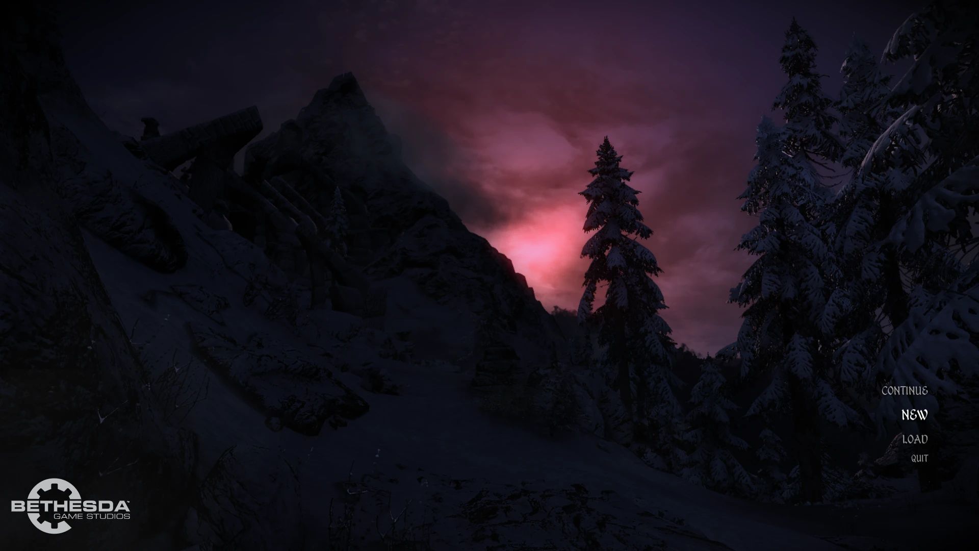 Bleak Falls Barrow - Main Menu Replacer mod for The Elder Scrolls V: Skyrim Special Edition