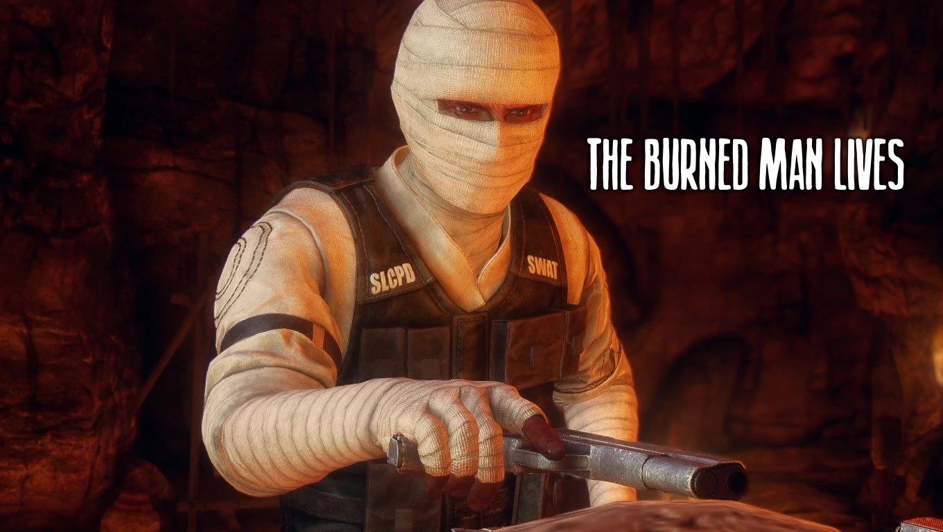 The Burned Man Lives mod for Fallout: New Vegas