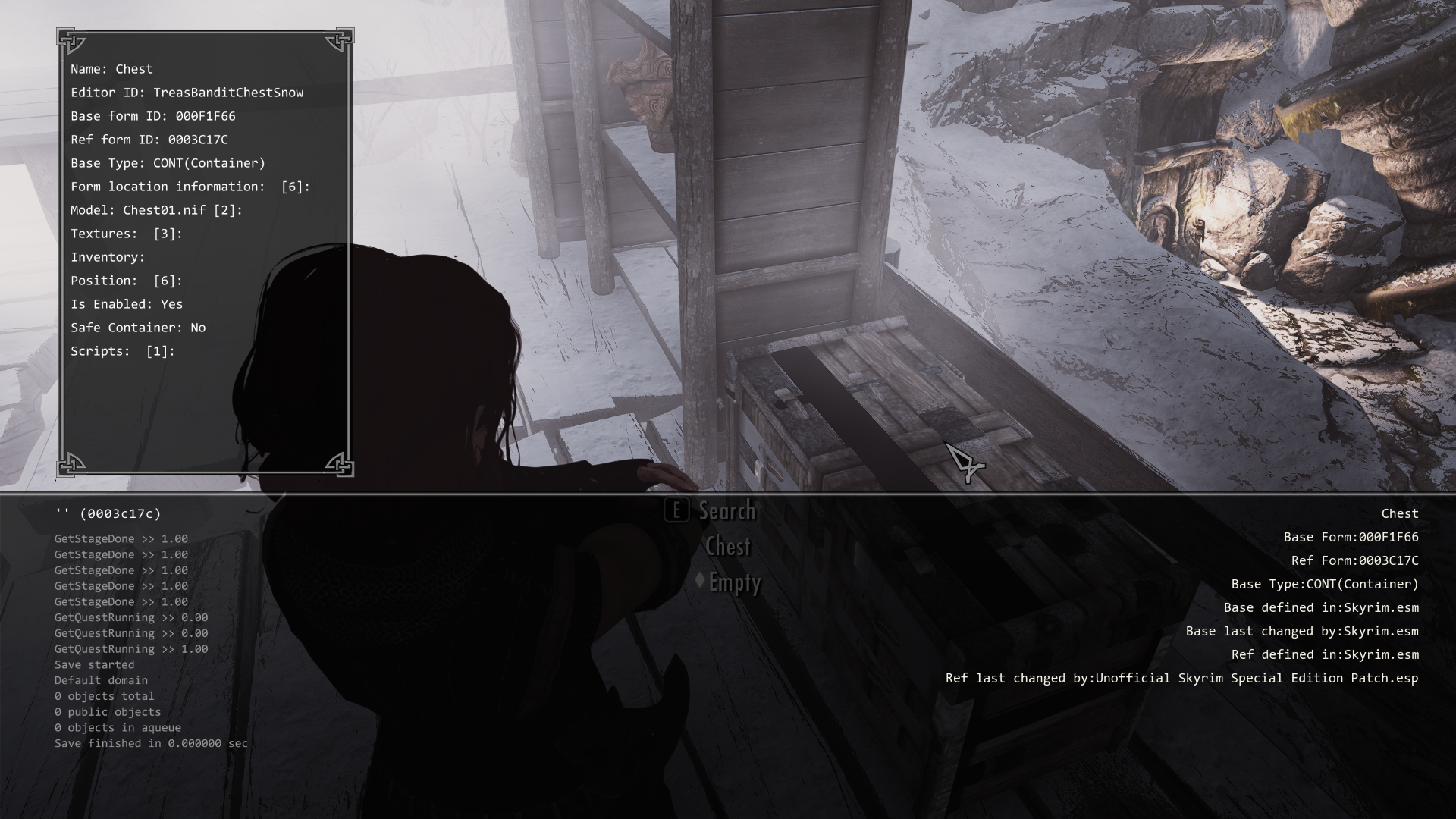 Snow Chest Fixed - SMIM Patch mod for The Elder Scrolls V: Skyrim Special Edition