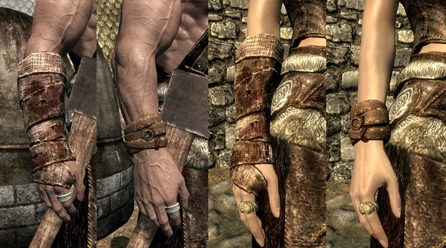 BadMagic Craftable Glove Alternatives mod for The Elder Scrolls V: Skyrim Special Edition