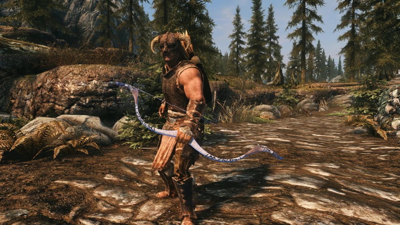 Bound Ansei Bow mod for The Elder Scrolls V: Skyrim Special Edition