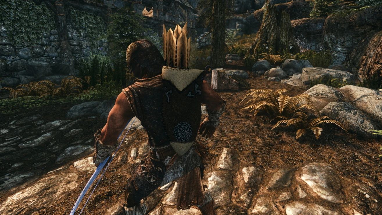 Bound Ansei Bow mod for The Elder Scrolls V: Skyrim Special Edition