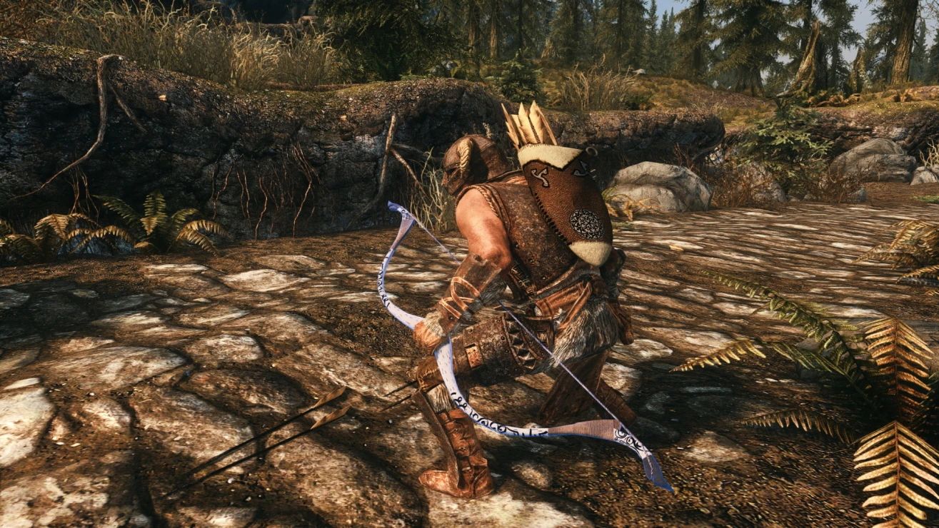 Bound Ansei Bow mod for The Elder Scrolls V: Skyrim Special Edition