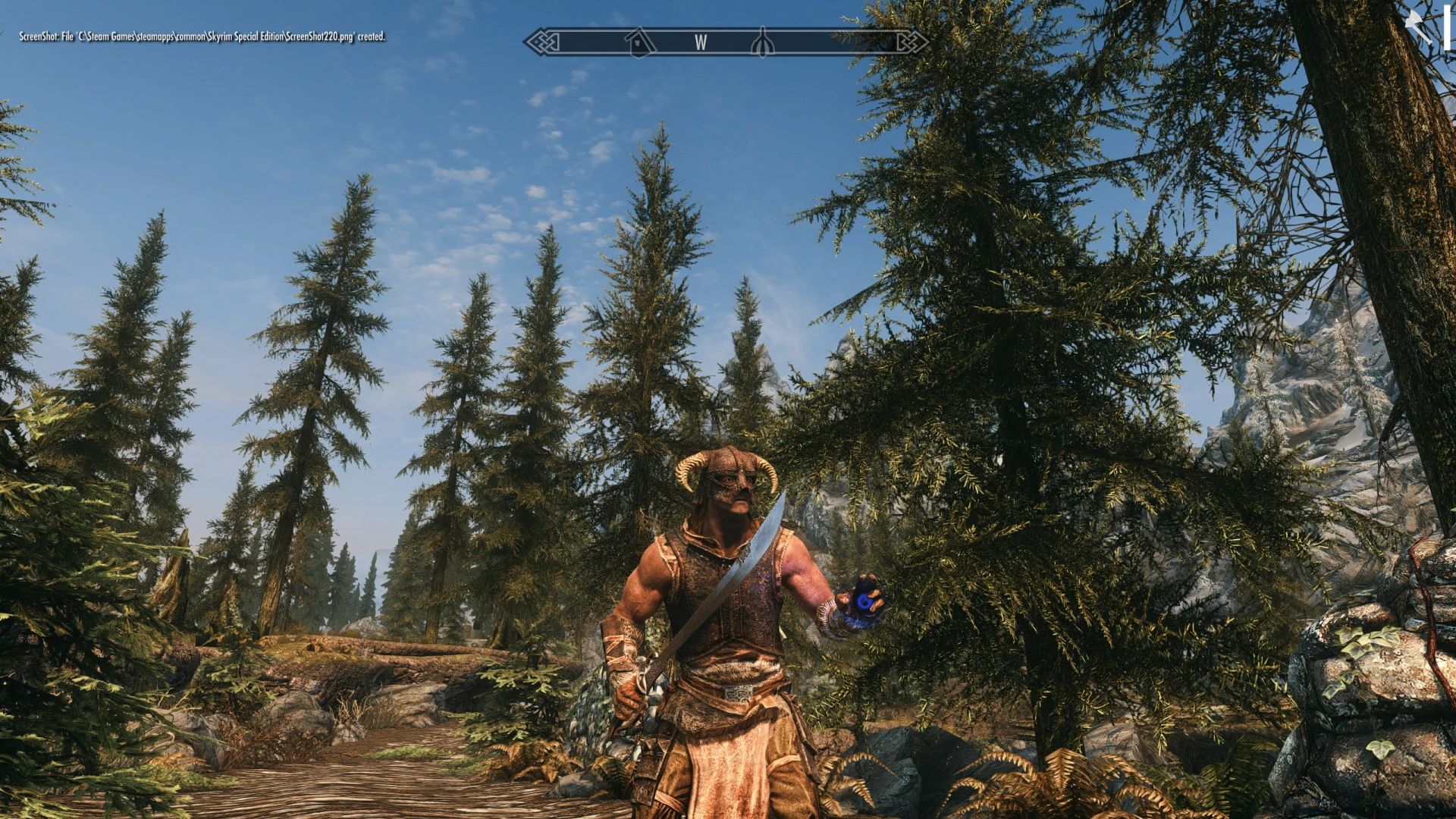 Bound Falchion mod for The Elder Scrolls V: Skyrim Special Edition