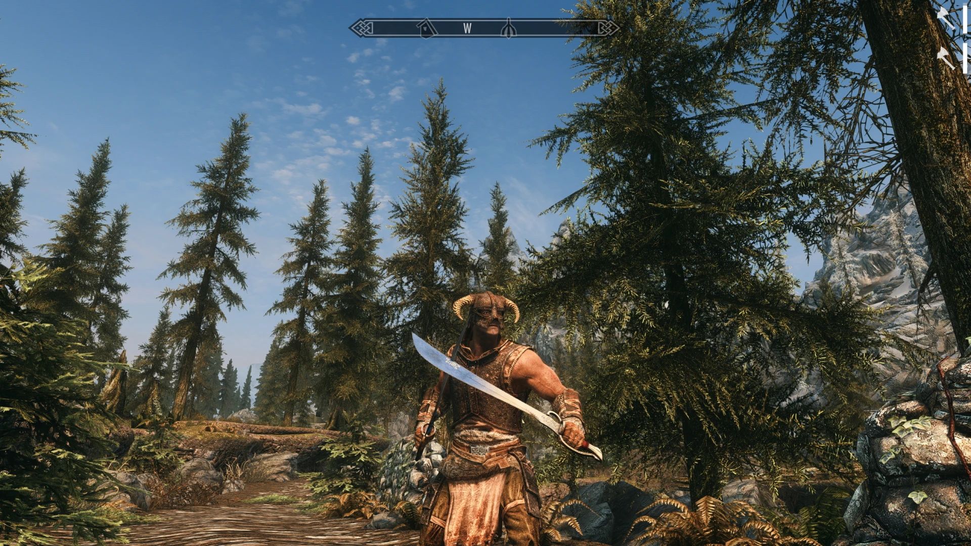 Bound Falchion mod for The Elder Scrolls V: Skyrim Special Edition