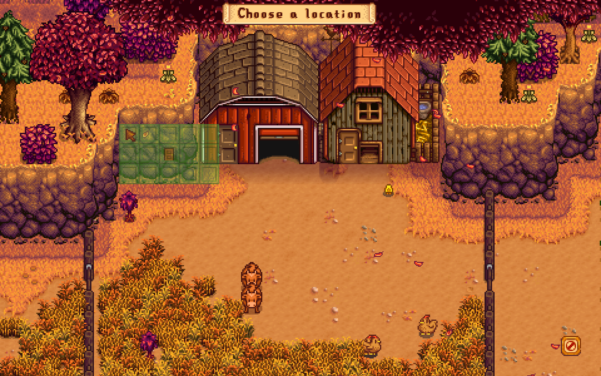 Build On Any Tile mod for Stardew Valley